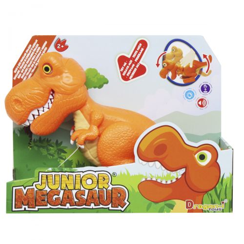 Игрушка джуниор Мегазавр Ти-Рекс, оранжевый фото