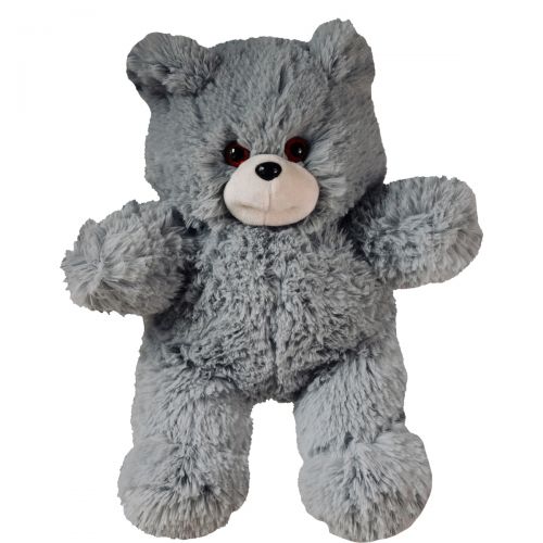 Мягкий плюшевый медведь "Мишутка" 30 см серый фото