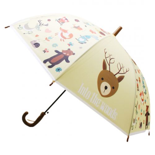 Зонтик детский, коричневый фото