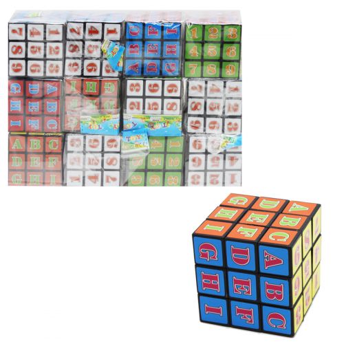 Кубик Рубика з цифрами та буквами, 6 шт фото