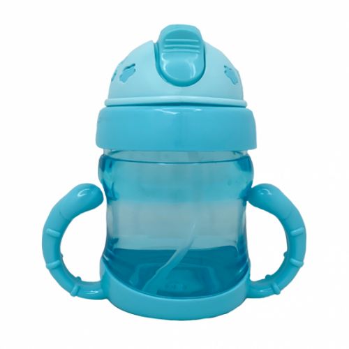 Чашка-непроливайка "Міні" (блакитна) фото