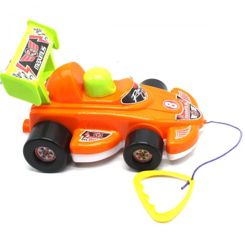 Машинка для перегонів "Бустер", помаранчева фото