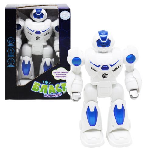 Інтерактивна іграшка "Робот", синій (рус) фото