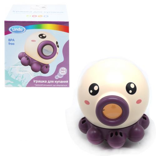 Іграшка для ванни "Восьминіг" фіолетовий фото