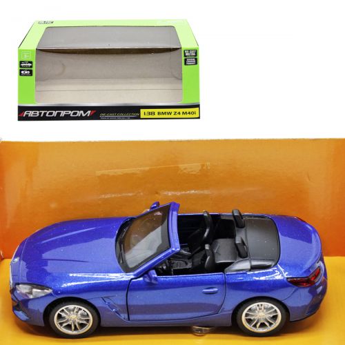 Машина Автопром "BMW Z4 M40i", синій  мініатюра фото 1