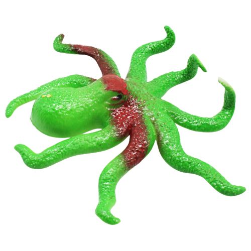 Резиновый осьминог, зеленый фото