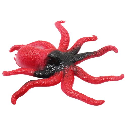 Резиновый осьминог, красный фото