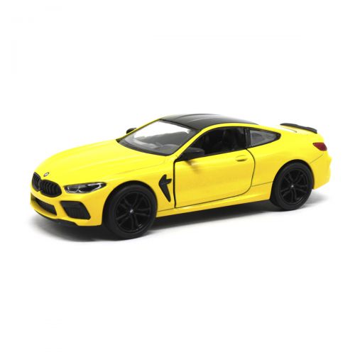 Машинка KINSMART "BMW M8 Competition Coupe", желтая фото