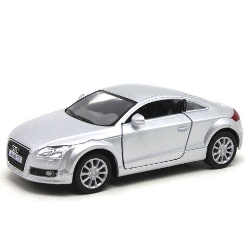 Машинка Kinsmart "Audi TT Coupe 2008", серебристая фото