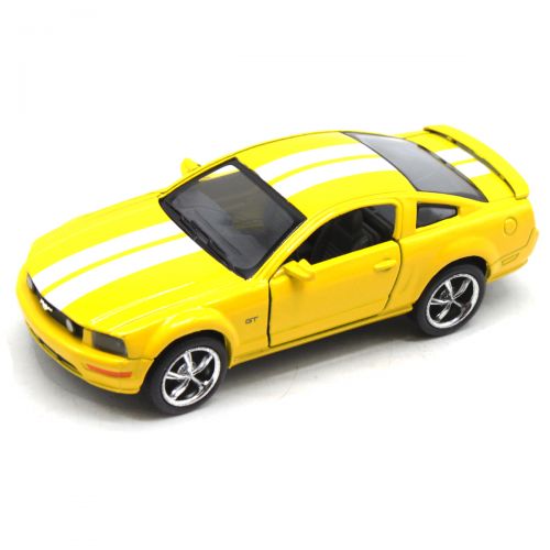 Машинка Kinsmart "Ford Mustang GT 2006" (желтая) фото