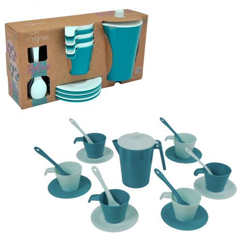 Кофейный набор "Релакс" (голубой) фото
