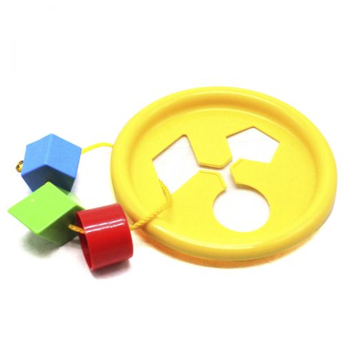 Игрушка развивающая "Логическое кольцо" 5 ел, (желтая) фото
