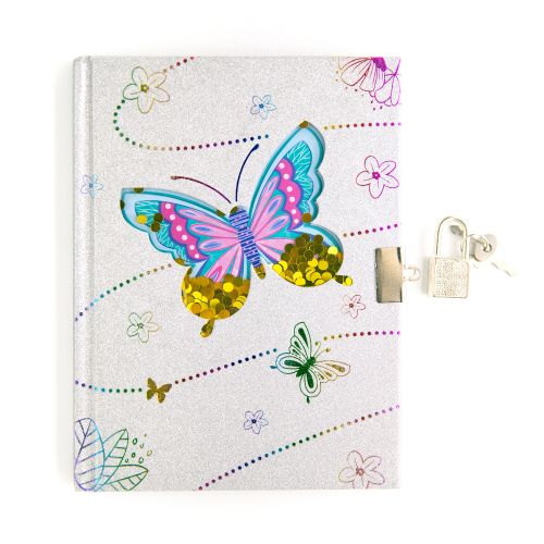 Блокнот на замочці "Чарівний метелик" фото
