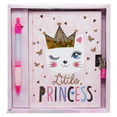 Блокнот на замочці "Маленька принцеса" з ручкою фото