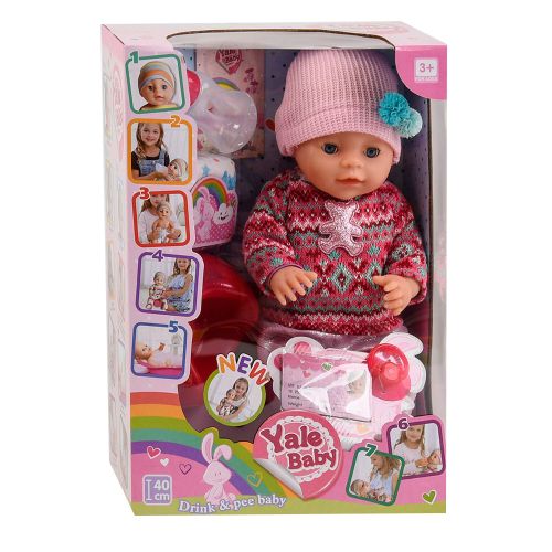 Пупс "Yale baby" в свитере картинка Пупс "Yale baby" в свитере фото