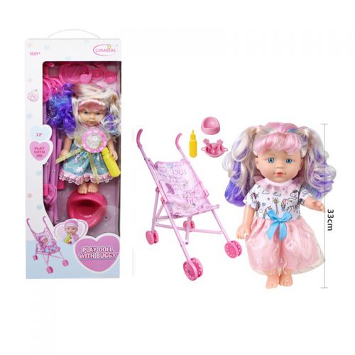 Игровой набор "Кукла с коляской" фото