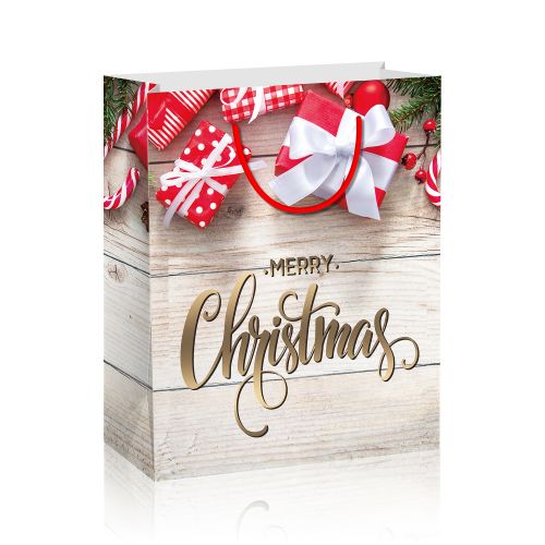 Подарочный пакет "Merry Christmas", вид 3 фото