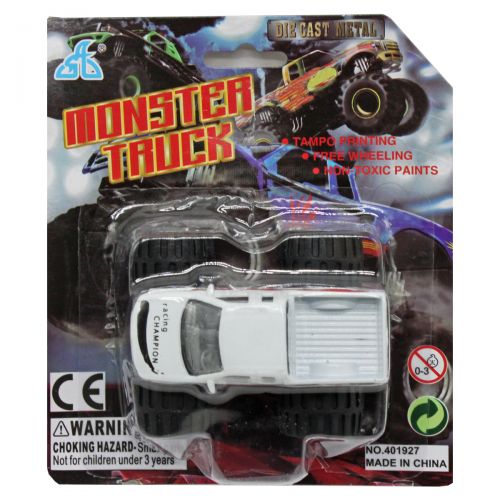 Машинка "Monster Truck" біла картинка Машинка "Monster Truck" біла фото