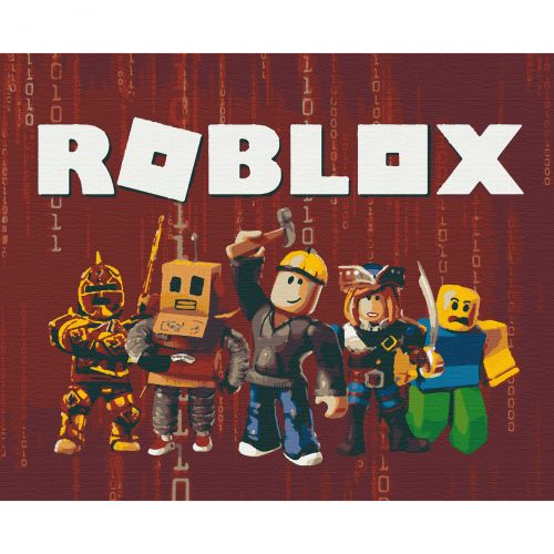 Картина по номерам "Roblox приключения" фото