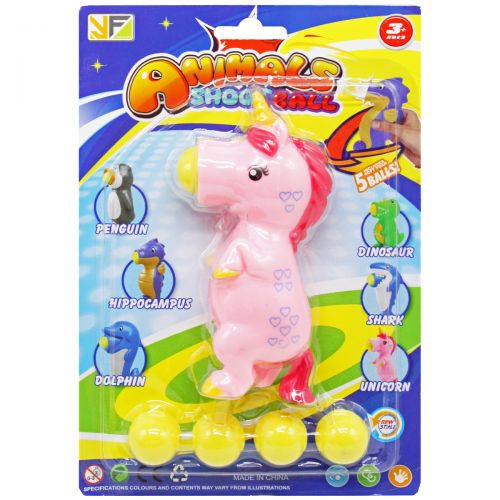 Іграшка "Єдиноріг" з кульками (рожевий) фото