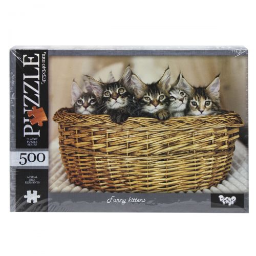 Пазли "Веселі кошенята", 500 елементів фото