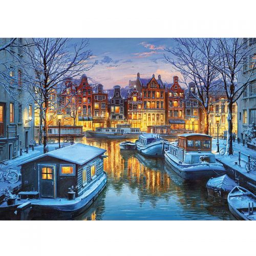 Пазли "Амстердам вночі" Cherry Pazzi, 1000 елементів фото