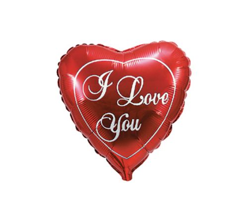 Кулька фольгована "I love you" фото