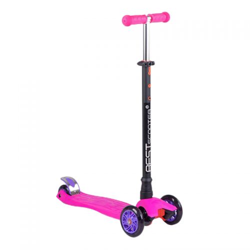 Самокат "Best Scooter", темно-розовый фото