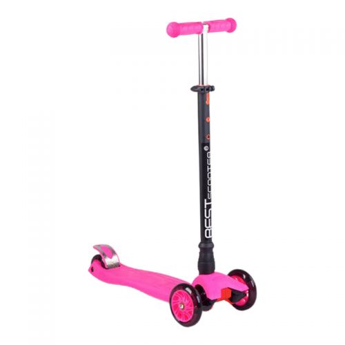 Самокат "Best Scooter", розовый фото