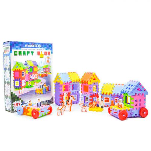 Конструктор "Craft Blok", 157 елем. картинка Конструктор "Craft Blok", 157 елем. фото