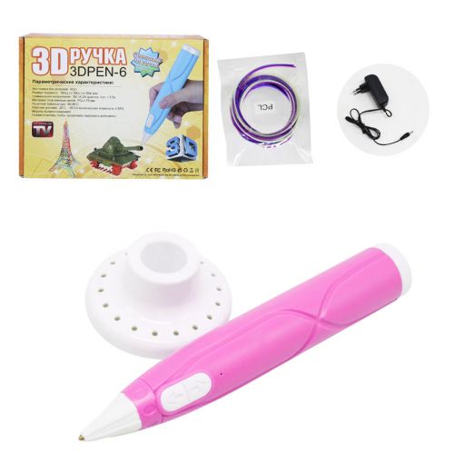 3D ручка "3DPEN-3", розовый фото