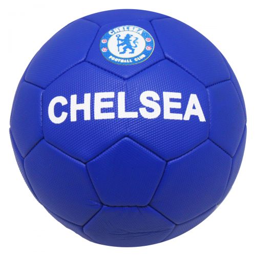 Футбольный мяч №5, синий фото