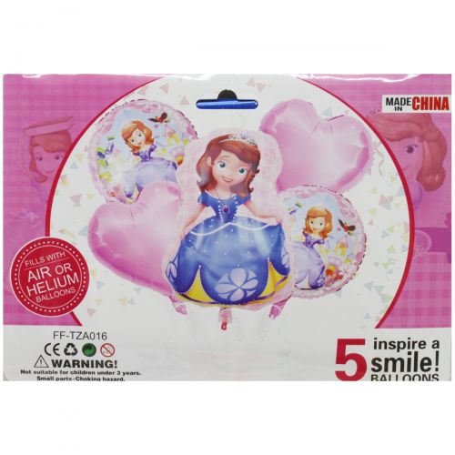 Набор надувных шаров "Маленькая Принцеса" фото