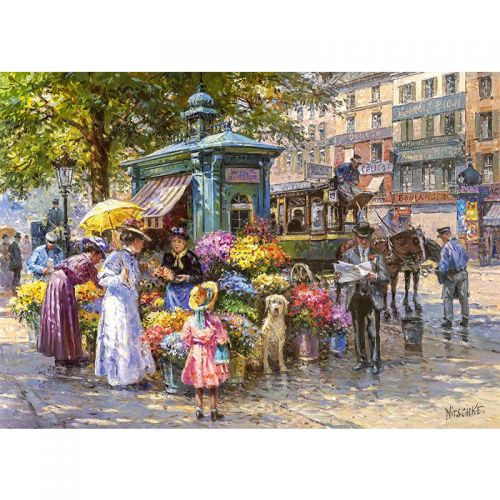 Пазлы "Цветочный рынок", 1000 элементов Cherry Pazzi фото