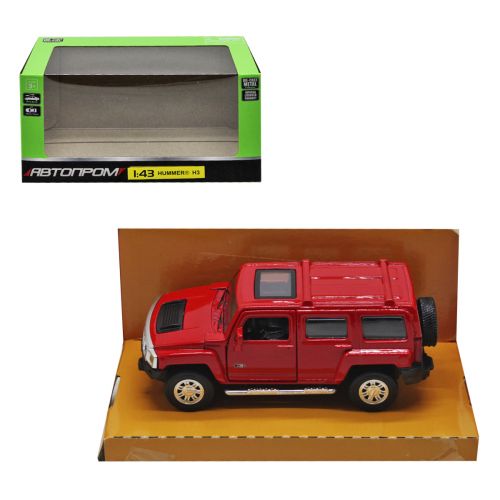 Машинка "Автопром: Hummer" червона  мініатюра фото 1
