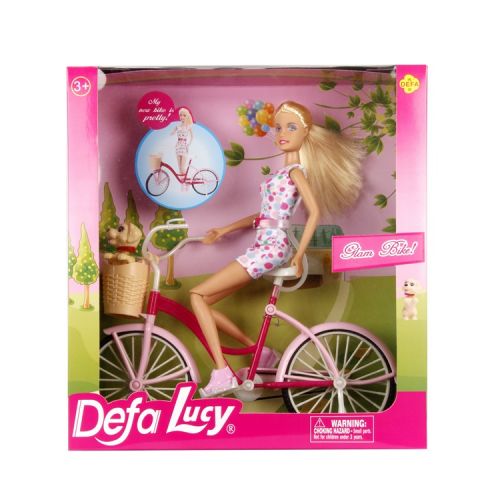 Ігровий набір "Лялька на велосипеді" фото