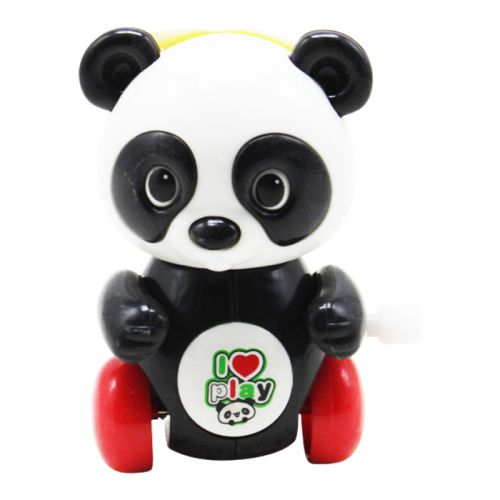 Заводная игрушка "Панда", черная фото