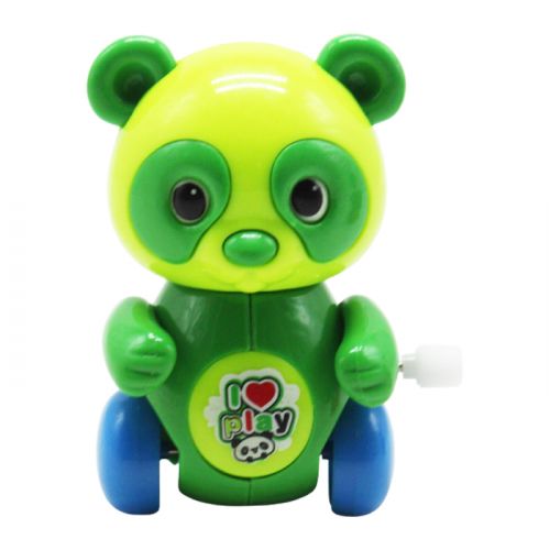 Заводная игрушка "Панда", зеленая фото