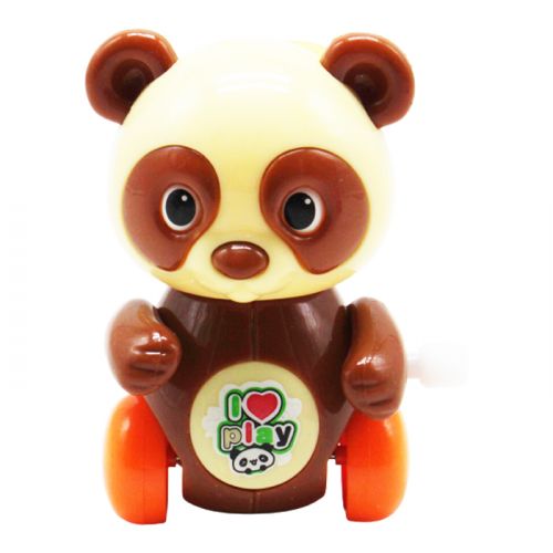 Заводная игрушка "Панда", коричневая фото