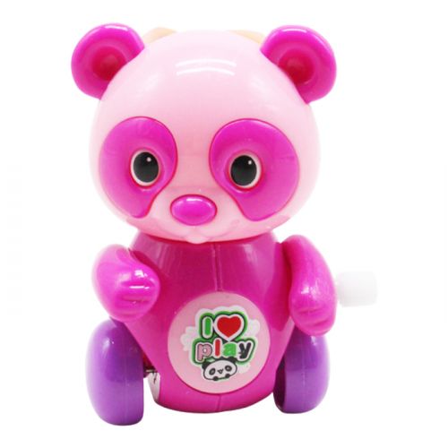 Заводная игрушка "Панда", розовая фото