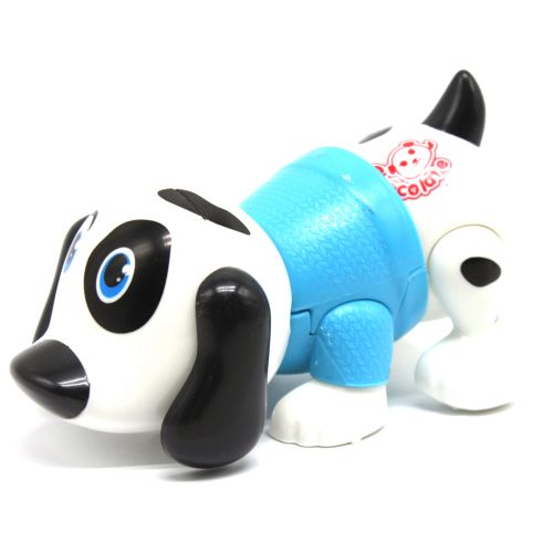 Заводная игрушка "Собачка", голубая фото