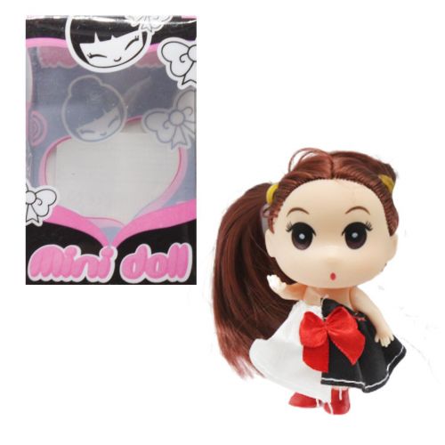 Кукла "mini doll", в черном фото