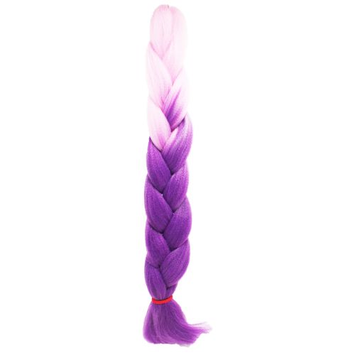 Канекалон "Омбре" 60 см, розово-фиолетовый фото