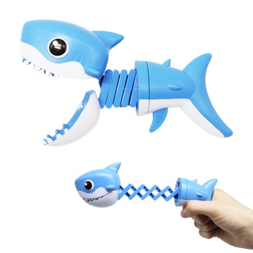 Пластиковая игрушка "Акула", синяя фото