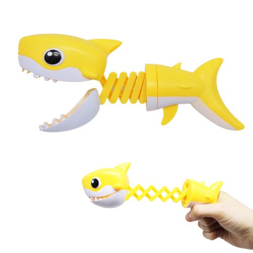 Пластикова іграшка "Акула", жовта фото