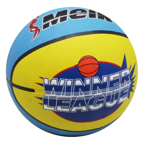 Баскетбольный мяч "Meik №7" (желто-голубой) фото