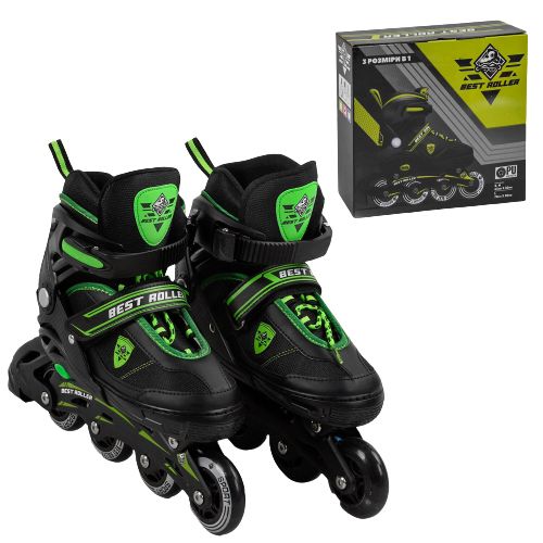 Ролики "Best Roller" розмір 39-42, зелені картинка Ролики "Best Roller" розмір 39-42, зелені фото