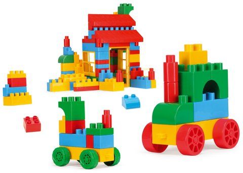 Конструктор пластиковий 132 елемента  мініатюра фото 1