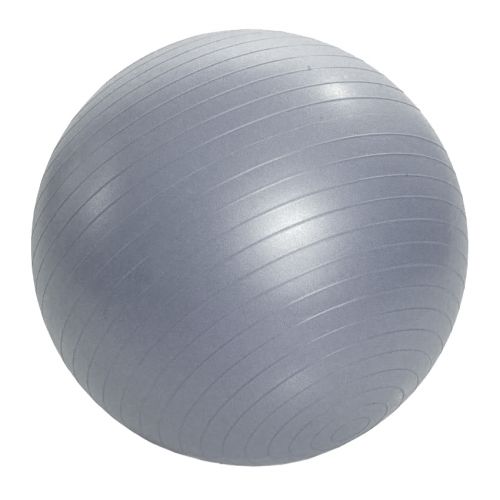М'яч гумовий для фітнесу, 55 см (сірий) фото