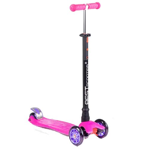 САМОКАТ "BEST SCOOTER", розово-фиолетовый картинка САМОКАТ "BEST SCOOTER", розово-фиолетовый фото